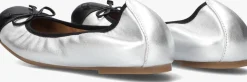zilveren unisa ballerina's auto