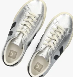 zilveren veja lage sneakers campo