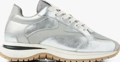 zilveren via vai lage sneakers usher riggs