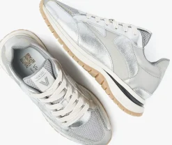 zilveren via vai lage sneakers usher riggs