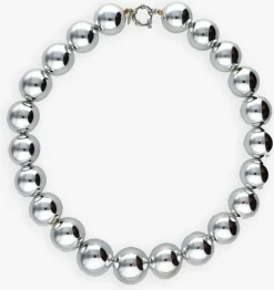 zilverkleurig bonnie studios kettingen wilma necklace