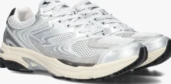 zilverkleurig etonic lage sneakers evolution saturn