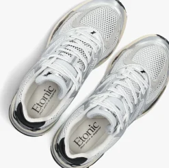 zilverkleurig etonic lage sneakers evolution saturn