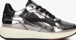 zilverkleurig floris van bommel lage sneakers sfw-10138 suvi