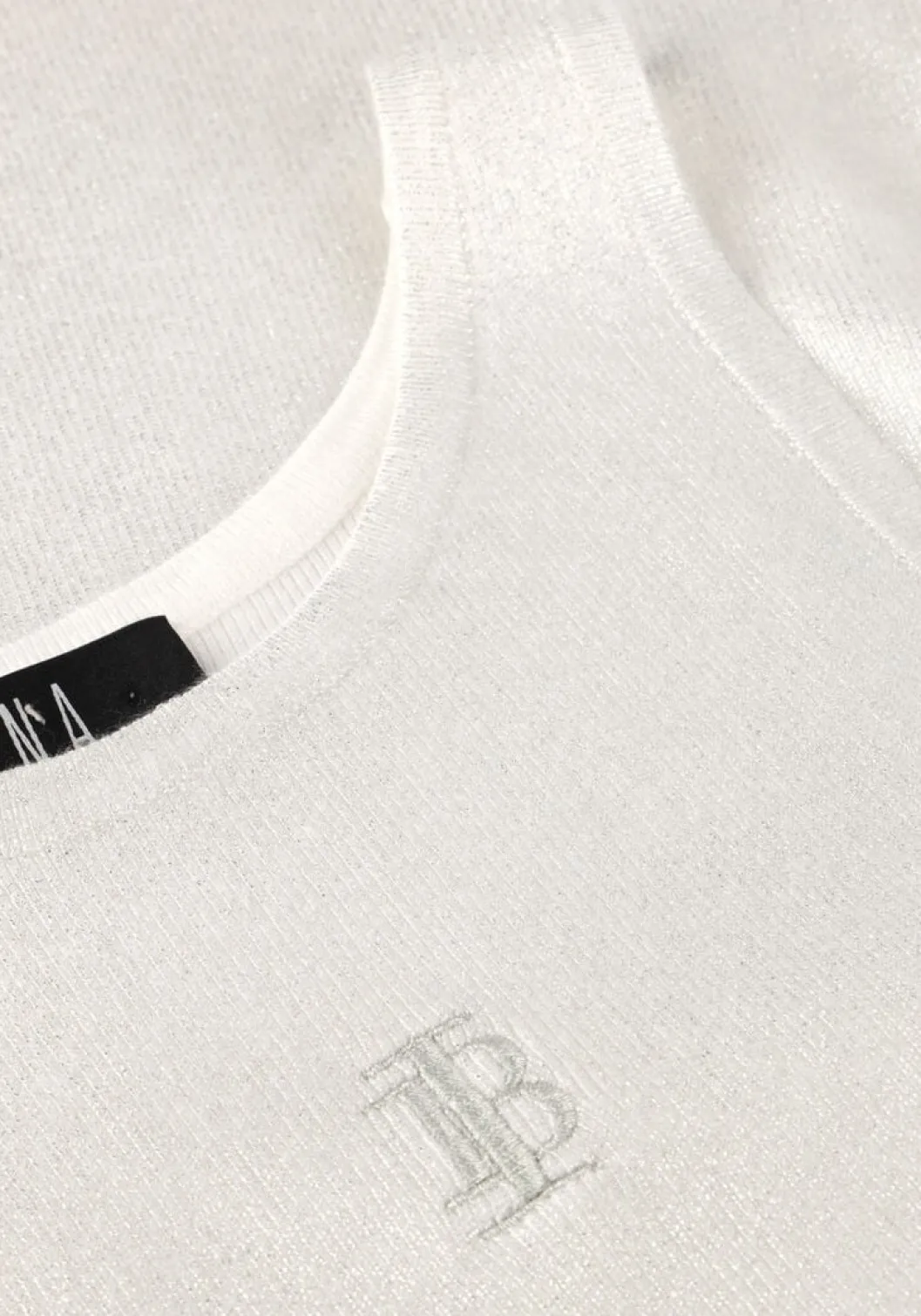 zilverkleurig ibana top tamilia