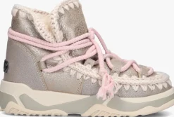 zilverkleurig mou snowboots trainer 02 scoubidoo lace