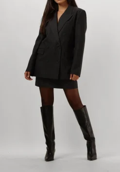 zwarte aaiko blazer heidy pinstripe vis 548