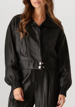 zwarte aaiko jack vina twill shine vis 545