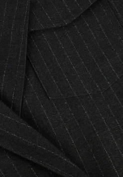 zwarte aaiko jumpsuit jessie pinstripe vis 548