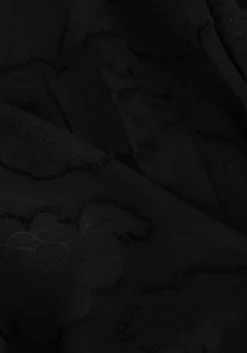 zwarte aaiko mini jurk eloise chiffon flower pes 509