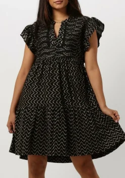 zwarte aaiko mini jurk jodi gold co 520