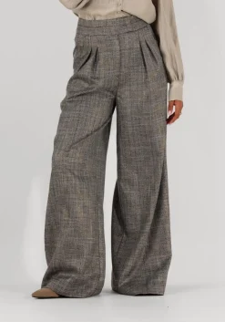 zwarte aaiko pantalon frederique tweed vis 540