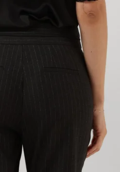 zwarte aaiko pantalon parene pinstripe vis 548