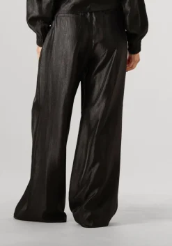 zwarte aaiko pantalon rocia twill shine vis 545