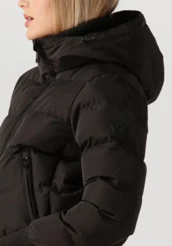 zwarte airforce gewatteerde jas tate bomber