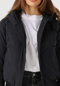 zwarte airforce gewatteerde jas bomber jacket