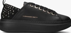 zwarte alexander smith lage sneakers wembley