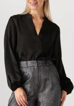 zwarte amaya amsterdam blouses violet