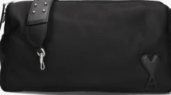 zwarte ami paris schoudertas ll706 nylon