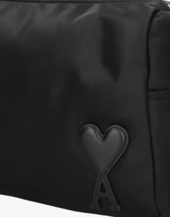 zwarte ami paris schoudertas ll706 nylon