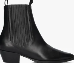 zwarte anonymous copenhagen enkellaarsjes hachi