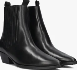 zwarte anonymous copenhagen enkellaarsjes hachi