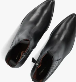 zwarte anonymous copenhagen enkellaarsjes hachi