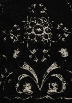 zwarte antik batik gilet saliba gilet