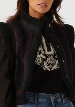 zwarte antik batik gilet sally gilet