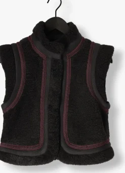 zwarte antik batik gilet sally gilet