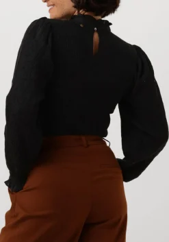 zwarte antik batik top angelie smock blouse