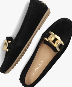 zwarte ayana mocassins 1202