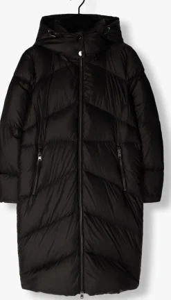 zwarte beaumont gewatteerde jas noel