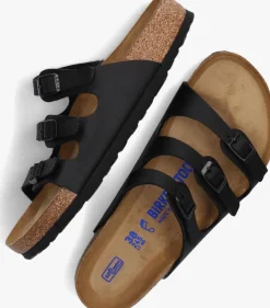 zwarte birkenstock badslippers florida