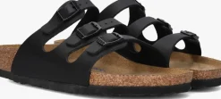 zwarte birkenstock slippers soft foodbed