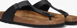 zwarte birkenstock teenslippers gizeh heren