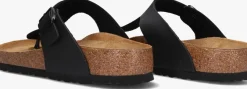 zwarte birkenstock teenslippers gizeh heren