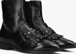 zwarte blasz enkellaarsjes l63202