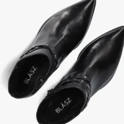 zwarte blasz enkellaarsjes l63203