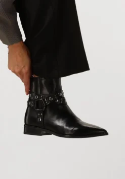 zwarte blasz enkellaarsjes l63203