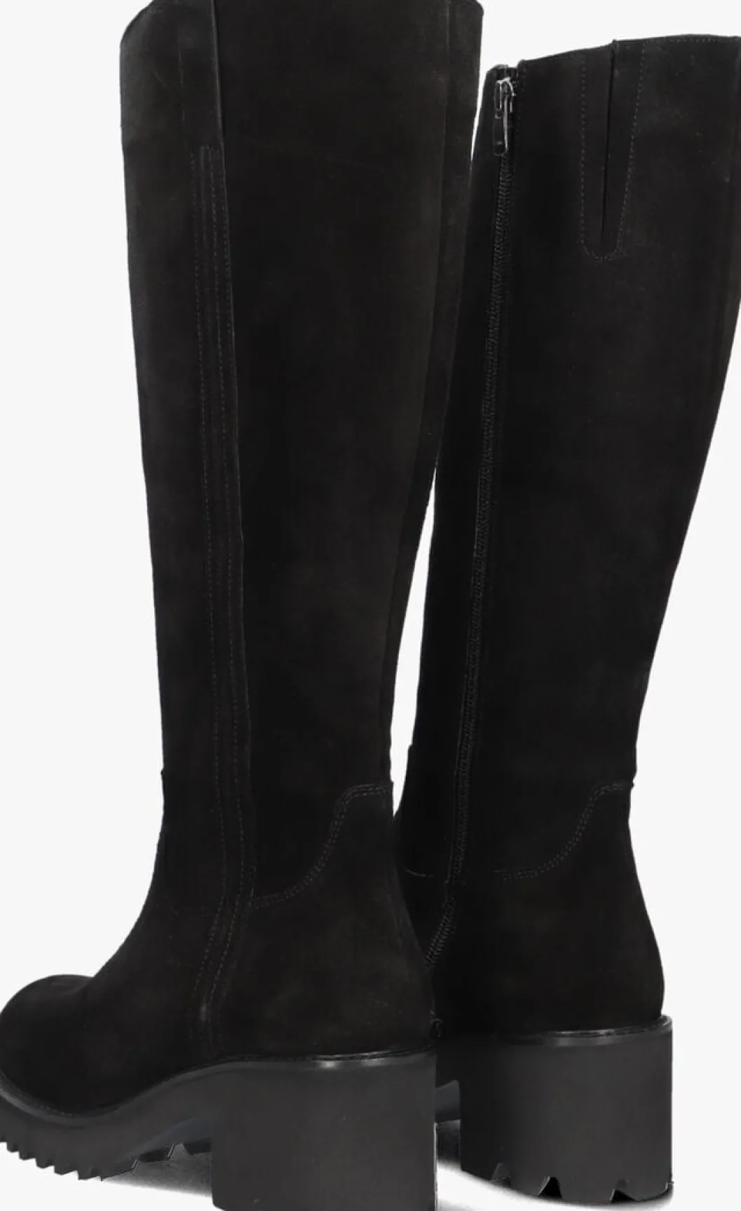 zwarte blasz hoge laarzen evs-5014