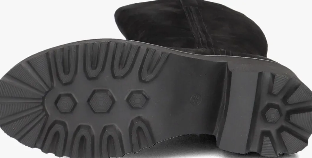 zwarte blasz hoge laarzen evs-5014