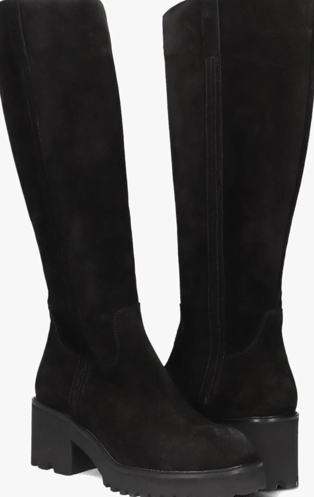 zwarte blasz hoge laarzen evs-5014