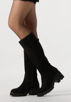 zwarte blasz hoge laarzen evs-5014