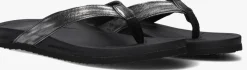 zwarte blasz teenslippers bella 2402