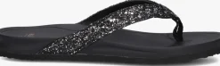 zwarte blasz teenslippers bella 2402
