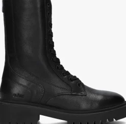 zwarte blasz veterboots p7337