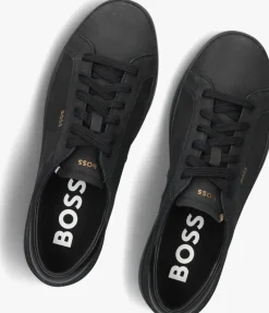 zwarte boss lage sneakers belwar_tenn