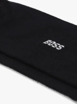 zwarte boss sokken 2p as uni stripe