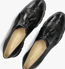 zwarte brunate instappers 11076